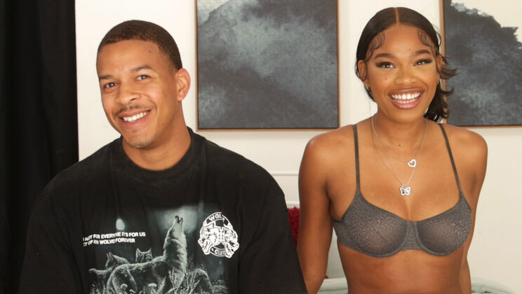 [HotGuysFuck] - Black Beauty Brianna Moore in Reverse Cowgirl with Buster Lakes