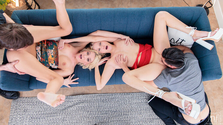 Blonde Swap with Big Dicks