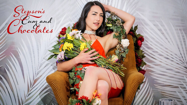 Blowjob POV with Brunette Stepmom Isabel Love