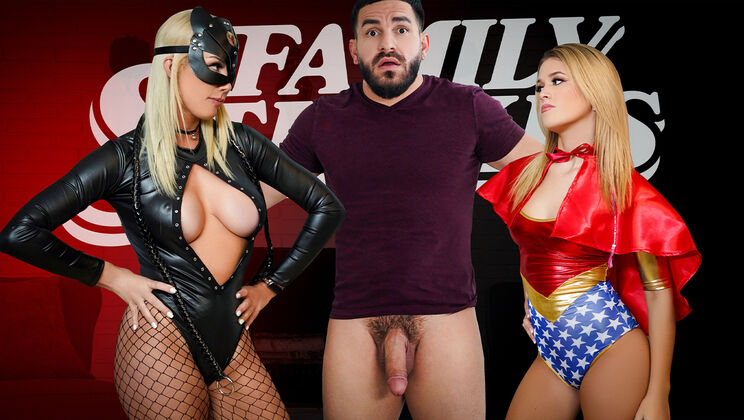 Stepdad Peter Green Fucks Madison Blaze and Ashley Alexander Hard