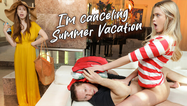 Skinny Blondes Get Spanked in Summer