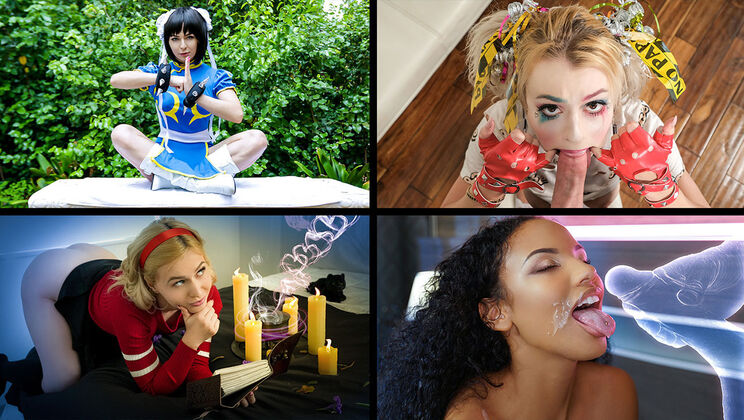 Blonde, Brunette, and Latina Sluts