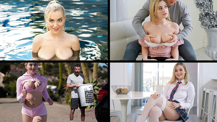 Blonde Babe Blake Blossom Loves Cum on Her Pussy