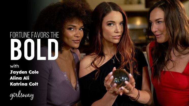 [Girlsway] - Ebony & Brunette Lesbians Lick Pussy in Steamy Threesome - Jayden Cole - Alina Ali - Katrina Colt