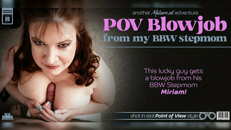 Miriam's Big Tits Give Lenny a Wild Blowjob