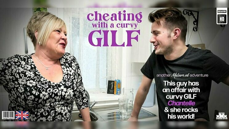 Young Guy Cums on Pussy of British Granny Chantelle