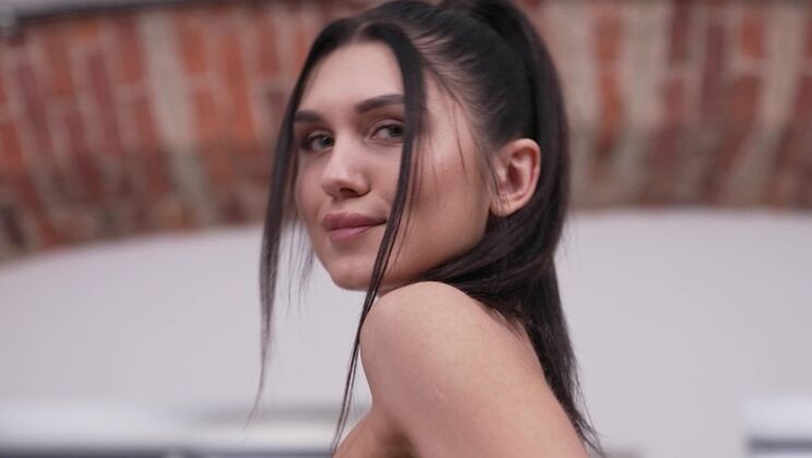 First DP, Anal, and Gaping for a Brunette Babe