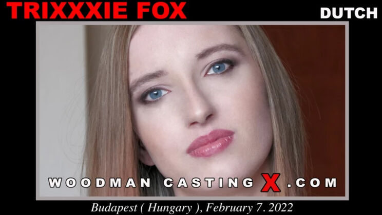 Blonde Bombshell Trixxxie Fox in Anal Casting