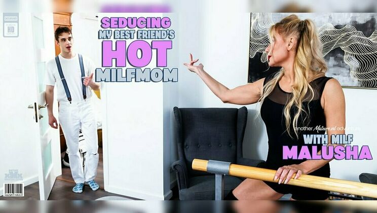 Big Titted MILF Malusha in a Hardcore Affair with Young Stud