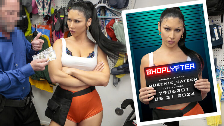 [Shoplyfter] - Thong Wearing PAWG Queenie Sateen Deepthroats - Jack Vegas - Queenie Sateen