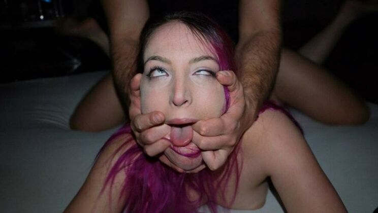 Amateur Threesome with Small Tits and Big Dick