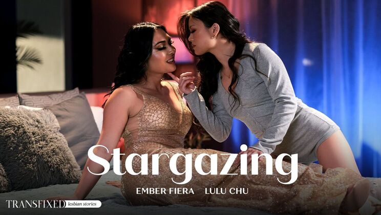 Big Tits Shemale Stargazing with Ember Fiera