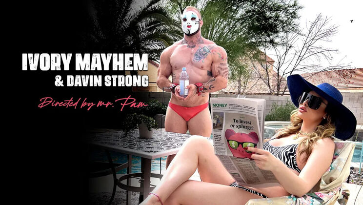 Strong Man Davin Gets Tamed by Ivory Mayhem