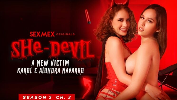 Karol Jaramillo & Alondra Navarro in Hot Lesbian Action