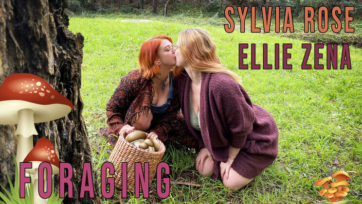 Ellie & Sylvia - Redhead Babes Fingering Each Other’s Big Tits