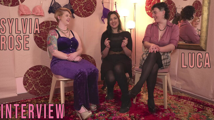 Luca Meets Sylvia Rose for a Lingerie Fitting