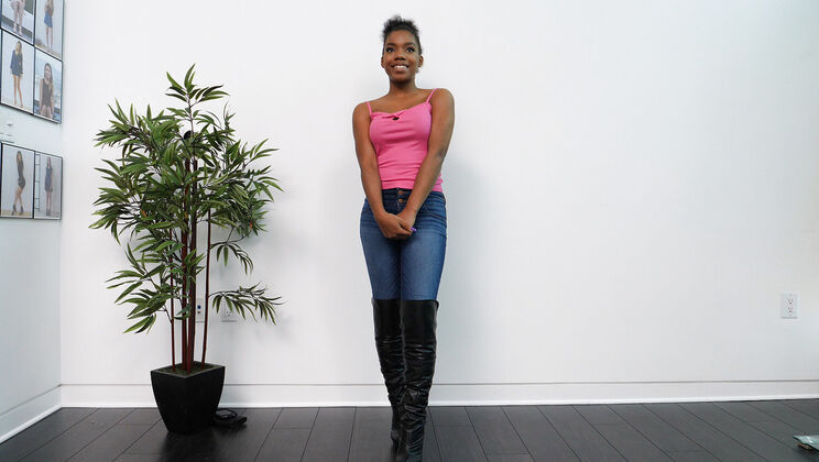 Mikka Tries Doggystyle in Casting