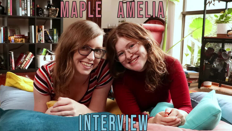 Amelia & Maple's Sensual Encounter in Glasses