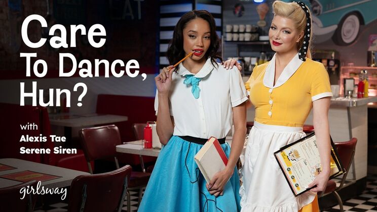 Lesbian Uniform Seduction: Big Tits and Small Tits