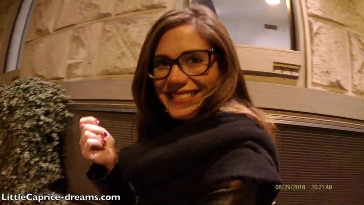 POV Czech Brunette - Cum in Mouth