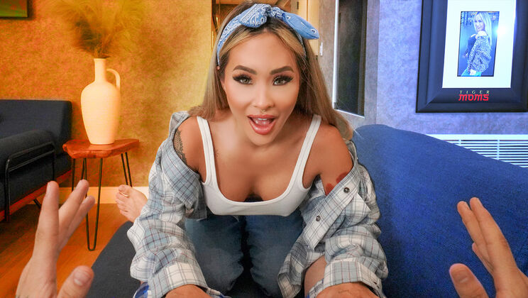 Blonde Asian MILF Gets Fucked