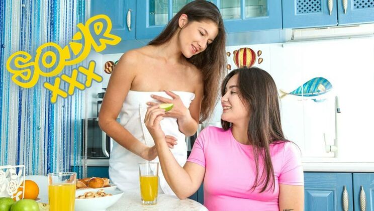 Kamilla C and Amelia Ost Lesbian Teen Pussy Play