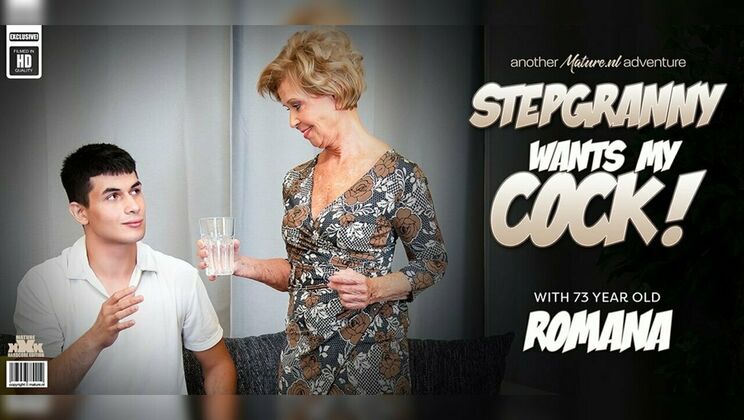 [Mature.nl] - Granny Romana's Wild Ride with Young Lover Bruno Baxter