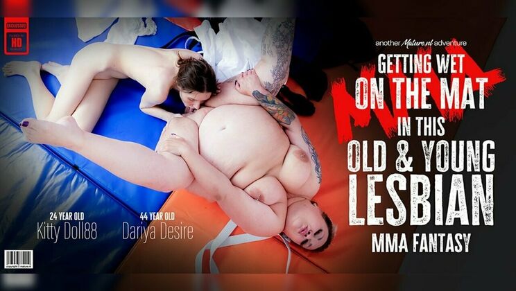 Natural Tits and Nipples: Lesbian Sex with Dariya Desire