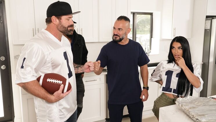 Game Day Dick - GI Joey Fucks Egypt's Big Tits in POV