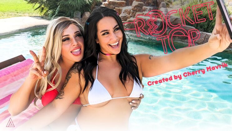 Outdoor Sex with Tattooed Shemale and Hot Girl