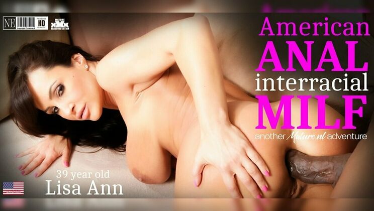 Lisa Ann gets anal fucked by BBC - interracial MILF action