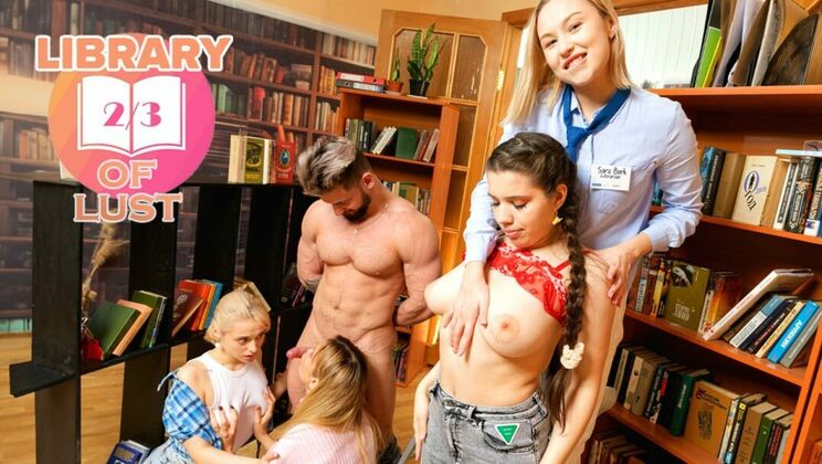 [ClubSweethearts] - Library of Lust Part 2 - European Hotties in Cumshot & Doggystyle Action - Sara Bork - Novella Night - Apollon Slea - Nice Viki - Molly Cute