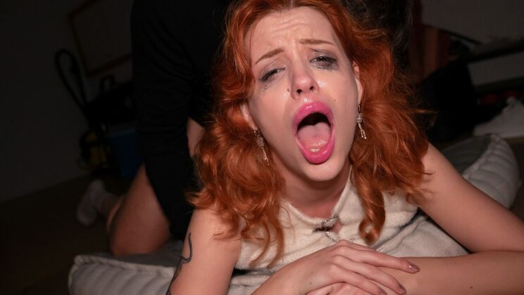 Big Cock Pounding Mia Stone's Small Tits