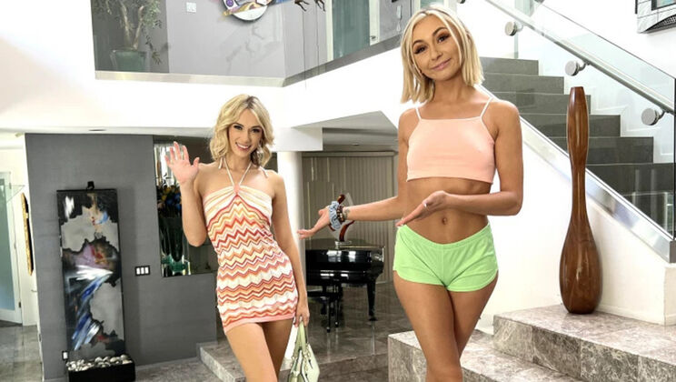 Chloe Temple and Sky Pierce: A Girlfriend Threesome