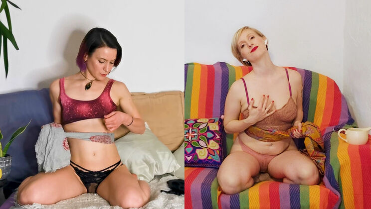 Flora X - Veronica B: Lingerie Striptease JOI