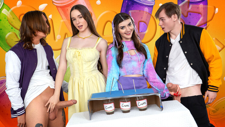 [SisSwap] - Ghost-Nipples Babe Swallows Two Cum Loads - Hazel Moore - Anthony Pierce - Axel Haze - Pixie Smalls - Julia James