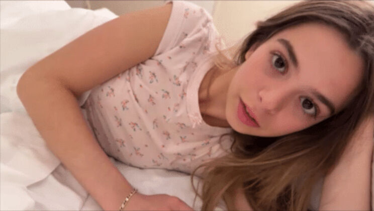 Petite Stepsister Molly Little Masturbates in POV Sex Scene