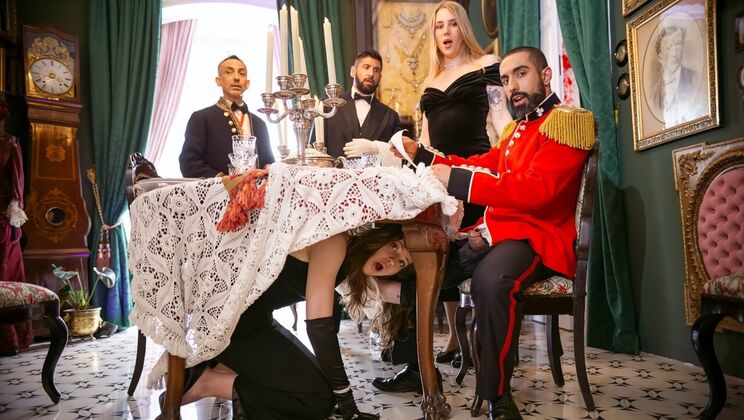 Royal Sneaky Sex: Ass Fingering and Reverse Cowgirl