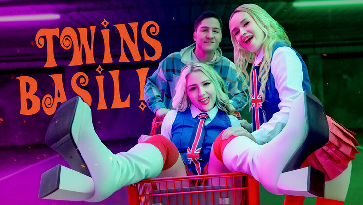 Hairy Pussy and Blowjob with Twins