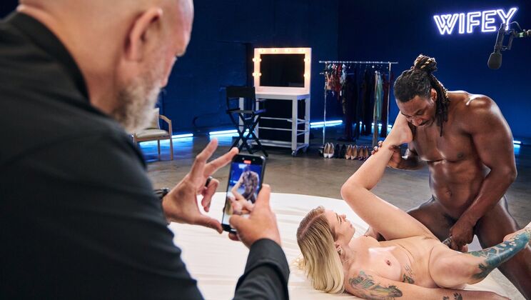 Wife First Interracial While Husband Watches