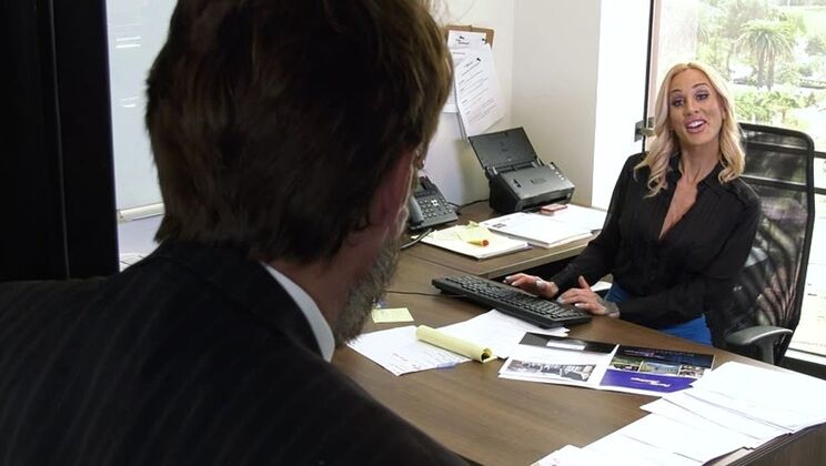 Blonde with Big Tits and Small Ass Gets Hammered