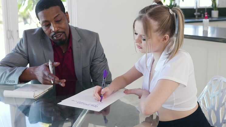 Student Coco Gets Pussy Fucking From Muscular Tutor