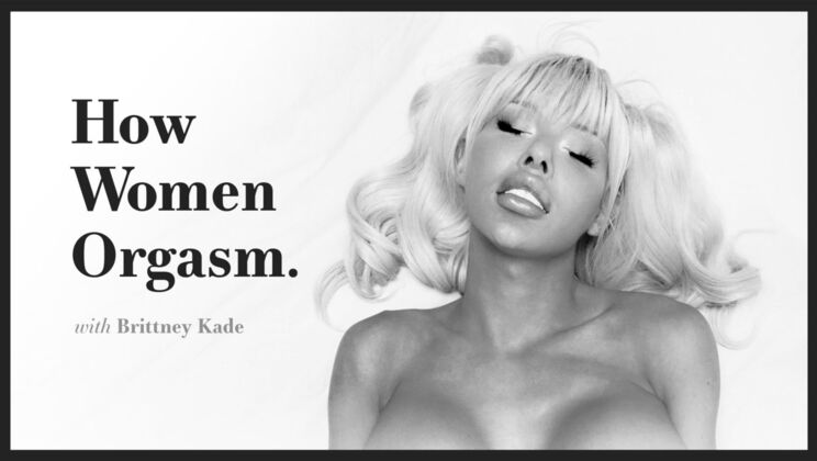 Blonde Solo Masturbation with Brittney Kade