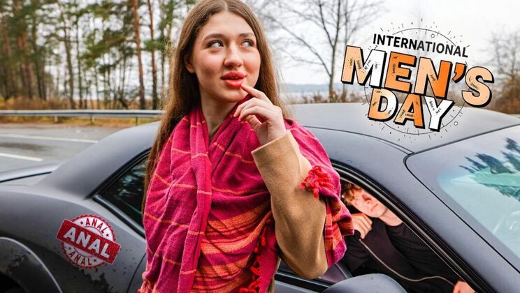 Car Blowjob from European Beauty