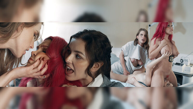 [FutanariXXX] - Part 3: Big Boobs Blowjob and Creampie Fun - Lily Lou - Octavia Red - Leana Lovings