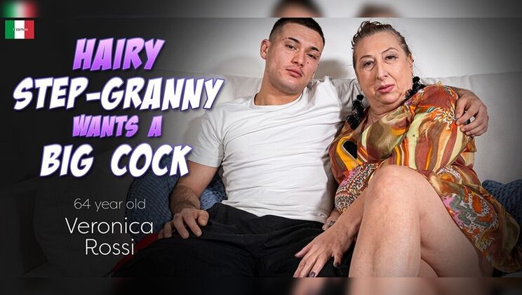 Big Titted Granny Veronica Rossi in Anal Action