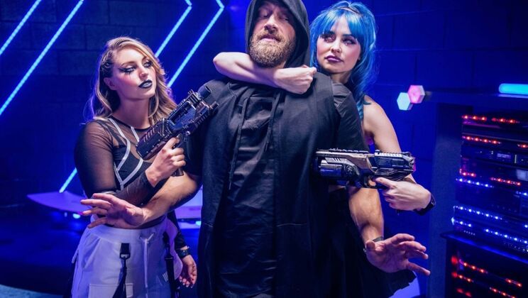 Big Tits & Big Ass Worship: Lesbian 69 with Enhanced Bodies