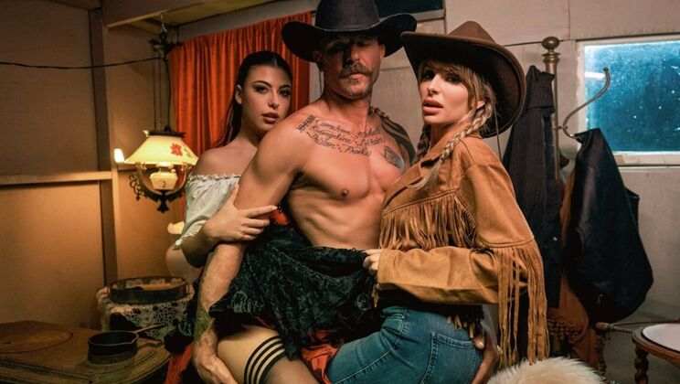 Corset Babes Give Double Blowjob Before Getting Fucked