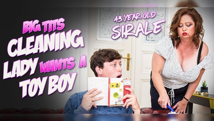 Older Woman Young Man Sex: Mature Cougar Sirale Takes Big Cock From Employer