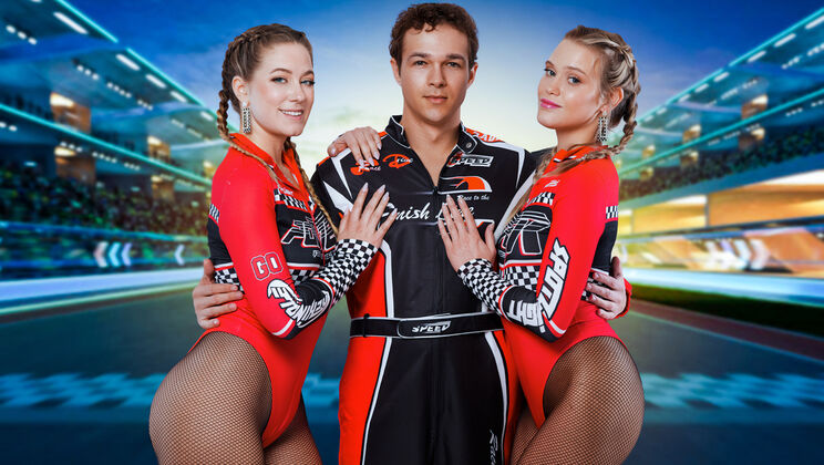 [StepSiblings] - Sportswear Threesome: Step Siblings Fuck with Cum in Mouth Finish